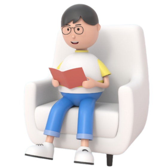Me sitting with a Book